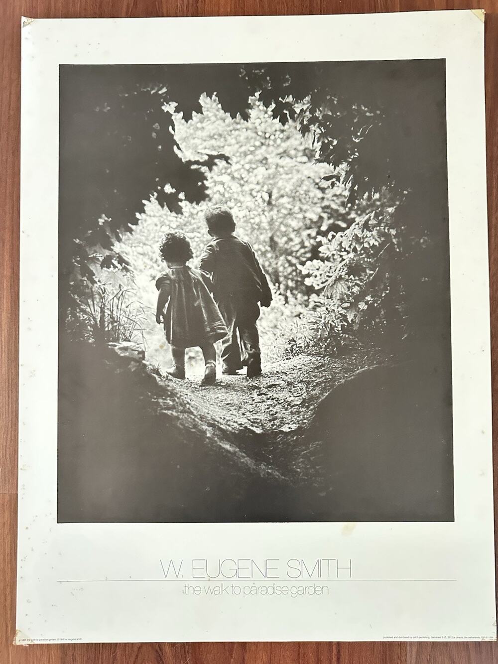 Vintage 1980s W Eugene Smith The Walk to Paradise Garden 1946 Photo Poster 24”